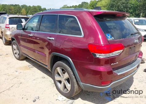 2016 Jeep Grand Cherokee Limited z USA, uszkodzony, nr VIN 1C4RJFBG7GC355113